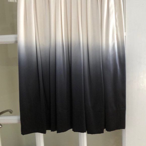 DKNy Silk Ivory Ombré Dip Dress size 12 - Picture 2 of 5